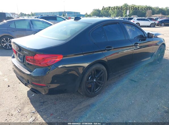 WBAJE7C38HG888341 2017 BMW 5 SERIES Black Trasero derecho