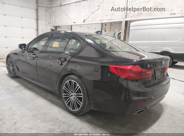 WBAJE7C38HG890946 2017 BMW 5 SERIES Black Tył lewy