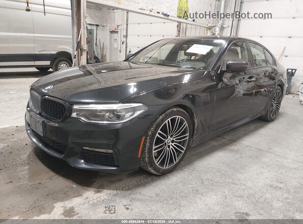WBAJE7C38HG890946 2017 BMW 5 SERIES Black Przód lewy
