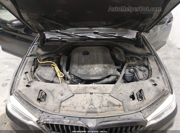 WBAJE7C38HG890946 2017 BMW 5 SERIES Black Widok z tyłu