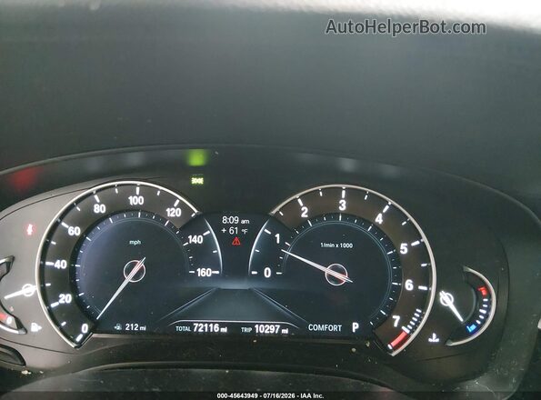 WBAJE7C38HG890946 2017 BMW 5 SERIES Black Widok tylnych siedzeń