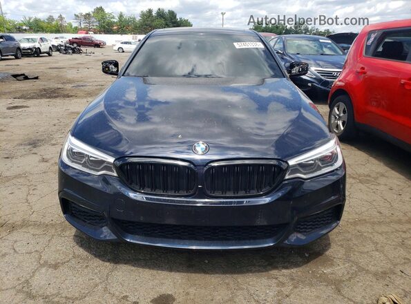 WBAJE7C38HWA03399 2017 BMW 5 SERIES Blue Դիմացի տեսք
