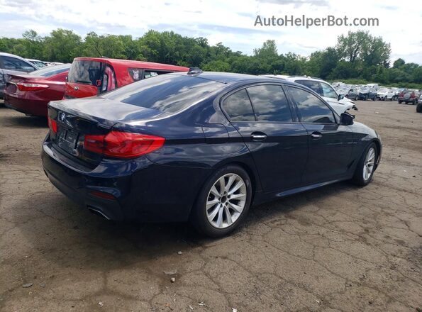 WBAJE7C38HWA03399 2017 BMW 5 SERIES Blue Հետևի աջ