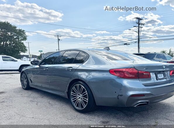 WBAJE7C50JG891256 2018 BMW 5 SERIES Gray უკანა მარცხენა