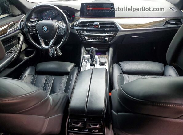 WBAJE7C50KWW27252 2019 BMW 5 SERIES Black წინა პანელის ხედი