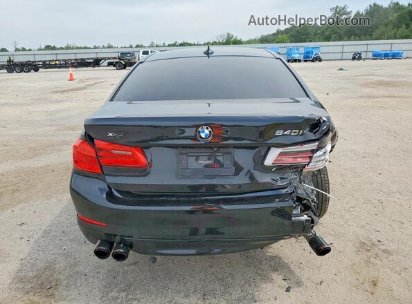 WBAJE7C50KWW27252 2019 BMW 5 SERIES Black უკანა ხედი