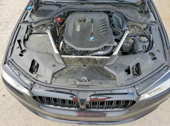 WBAJE7C50KWW27252 2019 BMW 5 SERIES Black უკანა სალონის ხედი