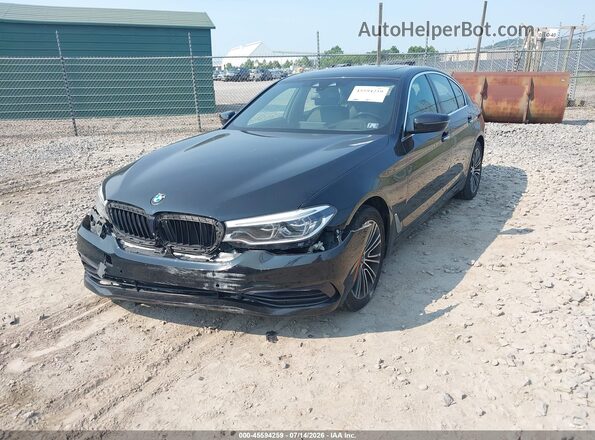 WBAJE7C52JWC55379 2018 BMW 5 SERIES Black Przód lewy