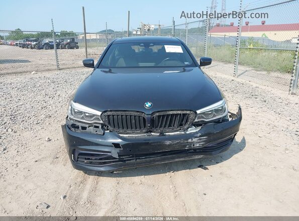 WBAJE7C52JWC55379 2018 BMW 5 SERIES Black Widok zestawu wskaźników
