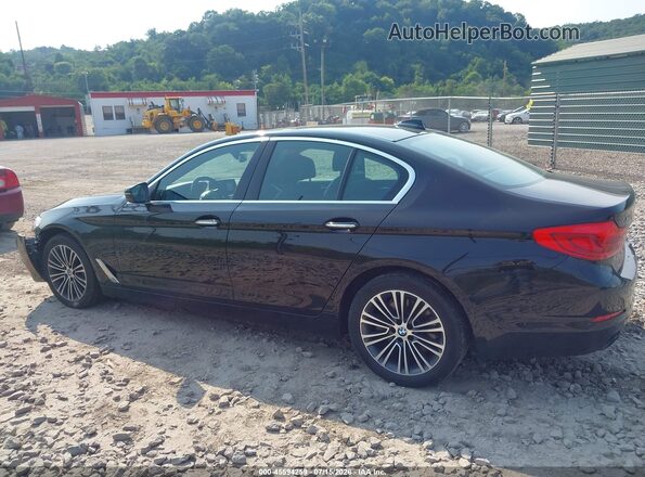 WBAJE7C52JWC55379 2018 BMW 5 SERIES Black Widok wnętrza 360 stopni