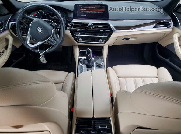 WBAJE7C52JWD53408 2018 BMW 5 SERIES Black Vista del salpicadero