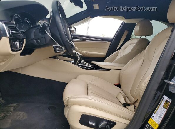 WBAJE7C52JWD53408 2018 BMW 5 SERIES Black Vista interior delantera