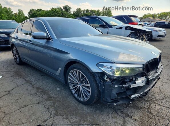 WBAJE7C52KWW21257 2019 BMW 5 SERIES Silver წინა მარჯვენა