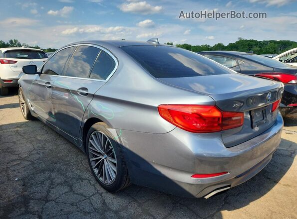 WBAJE7C52KWW21257 2019 BMW 5 SERIES Silver უკანა მარცხენა