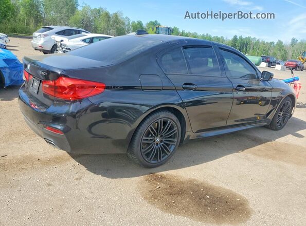 WBAJE7C52KWW34316 2019 BMW 5 SERIES Black Задня права чверть