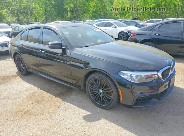 WBAJE7C52KWW34316 2019 BMW 5 SERIES Black Передня права чверть