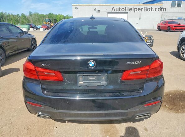 WBAJE7C52KWW34316 2019 BMW 5 SERIES Black Вид ззаду