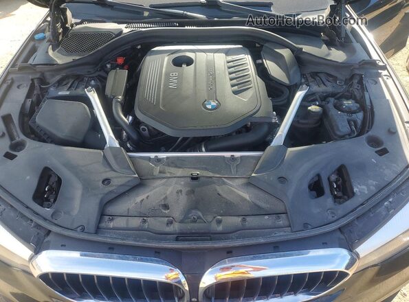WBAJE7C52KWW34316 2019 BMW 5 SERIES Black Вид задньої частини салону