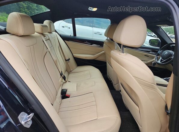 WBAJE7C52KWW38141 2019 BMW 5 SERIES Синий Вид задних сидений