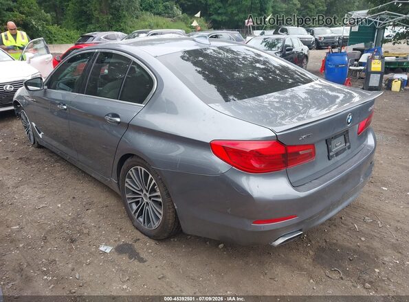 WBAJE7C53JG892174 2018 BMW 5 SERIES Gray Tył lewy