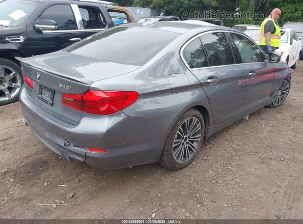WBAJE7C53JG892174 2018 BMW 5 SERIES Gray Tył prawy