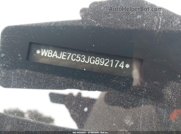 WBAJE7C53JG892174 2018 BMW 5 SERIES Gray 