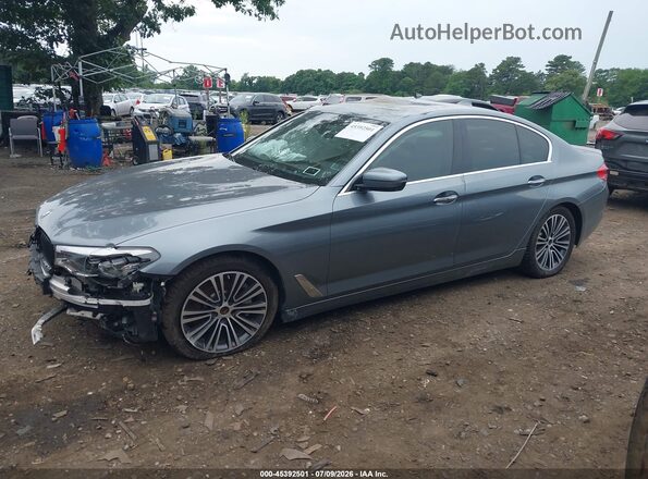 WBAJE7C53JG892174 2018 BMW 5 SERIES Gray Widok wnętrza 360 stopni