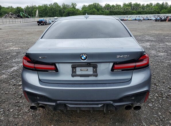 WBAJE7C53JWC55309 2018 BMW 5 SERIES Gray Widok z tyłu