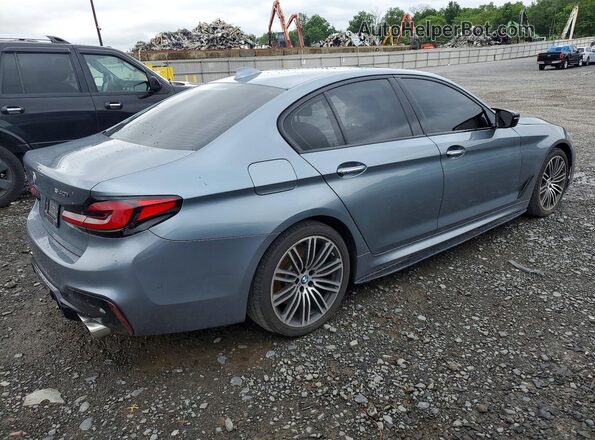 WBAJE7C53JWC55309 2018 BMW 5 SERIES Gray Tył prawy