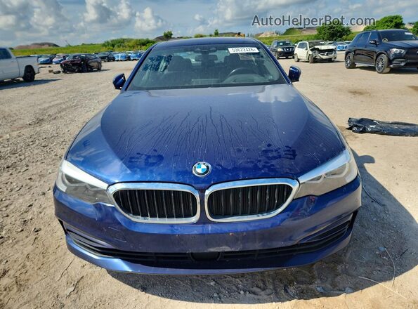WBAJE7C55JG891379 2018 BMW 5 SERIES Blue Vista frontal