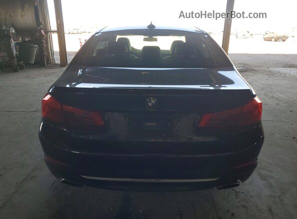 WBAJE7C55JWD49644 2018 BMW 5 SERIES Blue Widok z tyłu