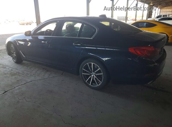 WBAJE7C55JWD49644 2018 BMW 5 SERIES Blue Tył lewy