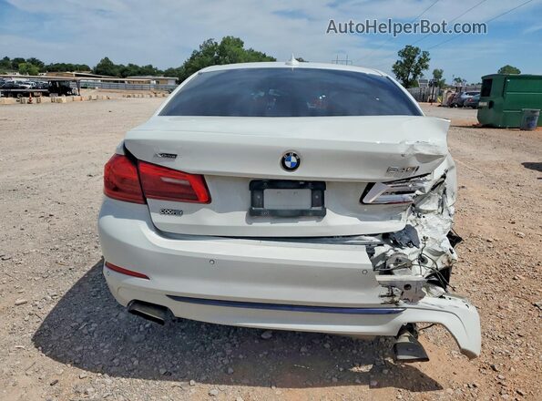 WBAJE7C57JWC55765 2018 BMW 5 SERIES White უკანა ხედი