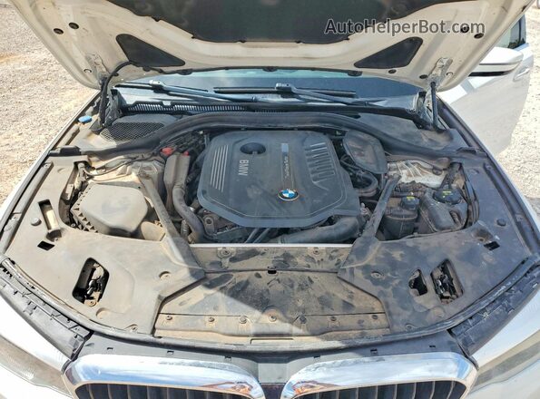 WBAJE7C57JWC55765 2018 BMW 5 SERIES White უკანა სალონის ხედი