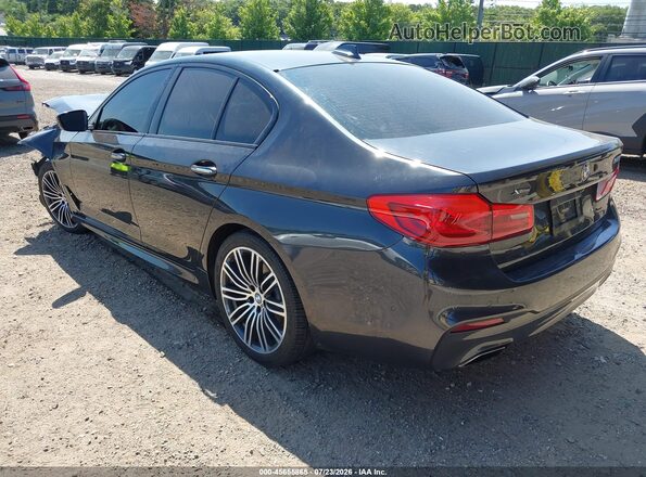WBAJE7C57JWD52562 2018 BMW 5 SERIES Black Trasero izquierdo