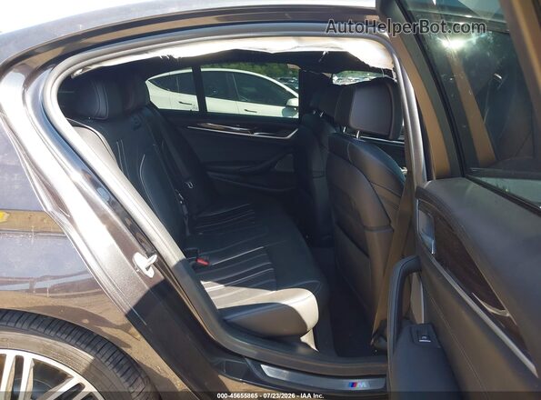 WBAJE7C57JWD52562 2018 BMW 5 SERIES Black Vista de la etiqueta del VIN