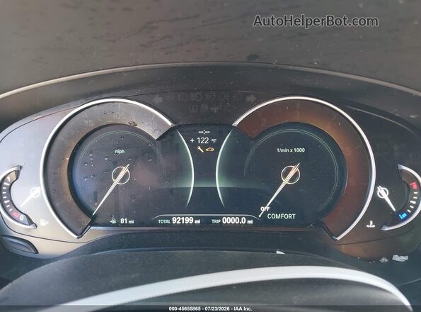 WBAJE7C57JWD52562 2018 BMW 5 SERIES Black Vista de los asientos traseros