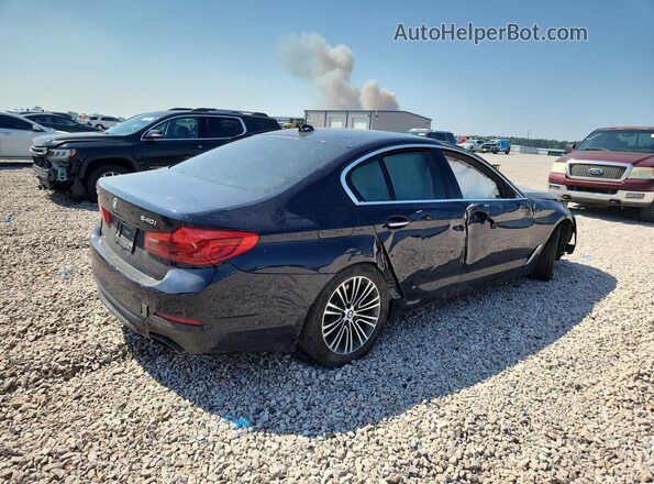 WBAJE7C58JWC56570 2018 BMW 5 SERIES Black Rear right