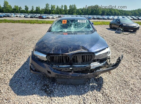 WBAJE7C58JWC56570 2018 BMW 5 SERIES Black Front view