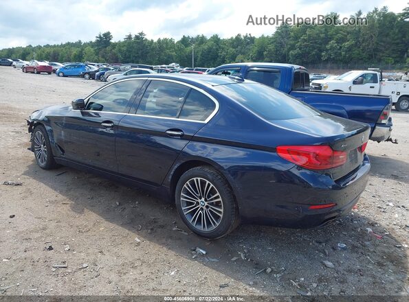 WBAJE7C59JWD52370 2018 BMW 5 SERIES Dark Blue Tył lewy