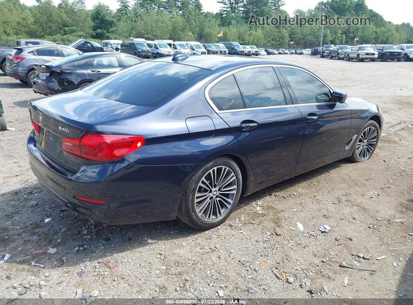 WBAJE7C59JWD52370 2018 BMW 5 SERIES Dark Blue Tył prawy