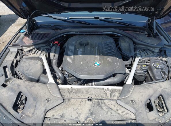 WBAJE7C59JWD52370 2018 BMW 5 SERIES Dark Blue Widok z tyłu