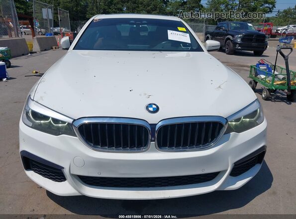 WBAJE7C5XKWW20910 2019 BMW 5 SERIES White Instrument cluster view