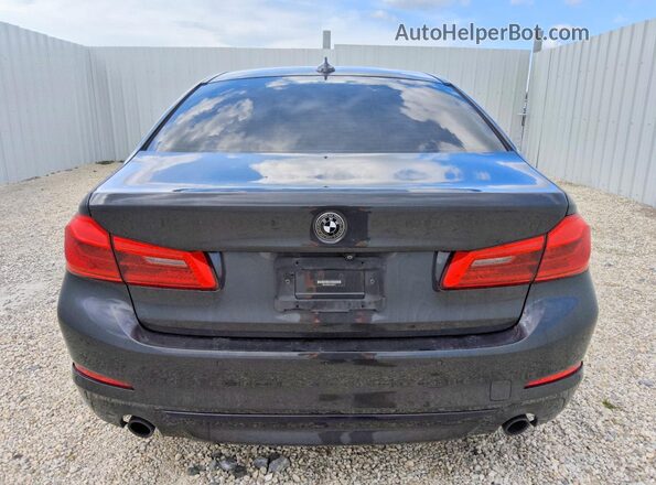 WBAJR3C00LCE55117 2020 BMW 5 SERIES Black Вид ззаду