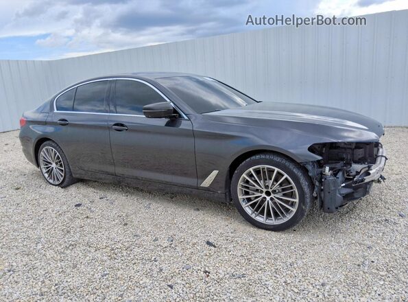 WBAJR3C00LCE55117 2020 BMW 5 SERIES Black Передня права чверть