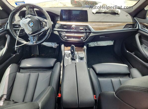 WBAJR3C02LCE01916 2020 BMW 5 SERIES White Առջևի վահանակի տեսք