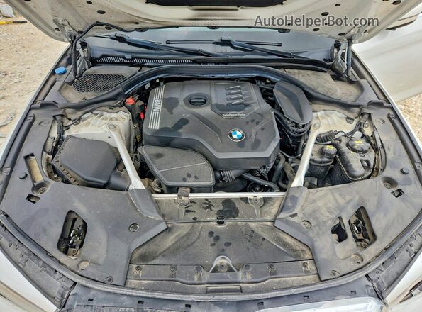 WBAJR3C02LCE01916 2020 BMW 5 SERIES White Սալոնի հետևի տեսք