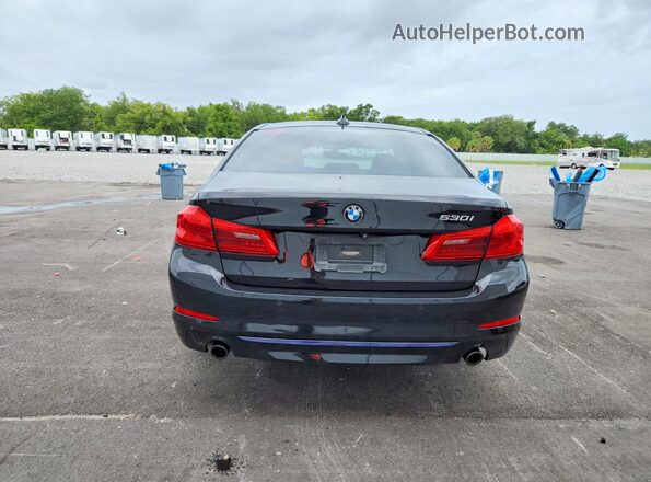 WBAJR3C04LWW64260 2020 BMW 5 SERIES Black Հետևի տեսք