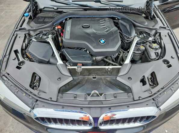 WBAJR3C04LWW64260 2020 BMW 5 SERIES Black Սալոնի հետևի տեսք