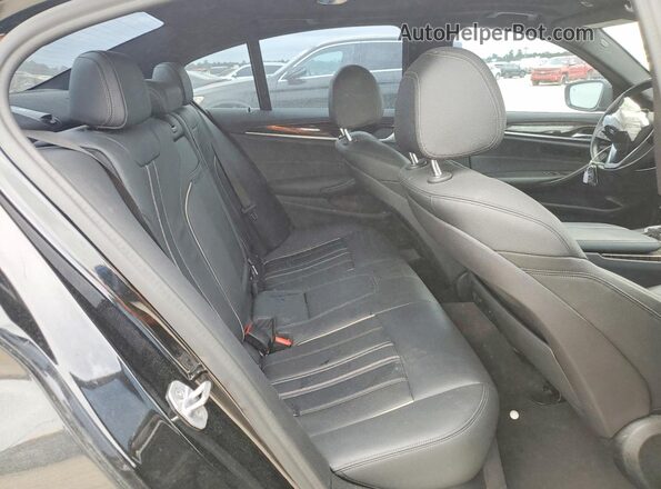 WBAJR3C07LWW67167 2020 BMW 5 SERIES Black უკანა სავარძლების ხედი